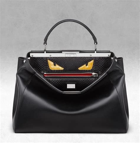 fendi monster peekaboo mini|fendi peekaboo suede.